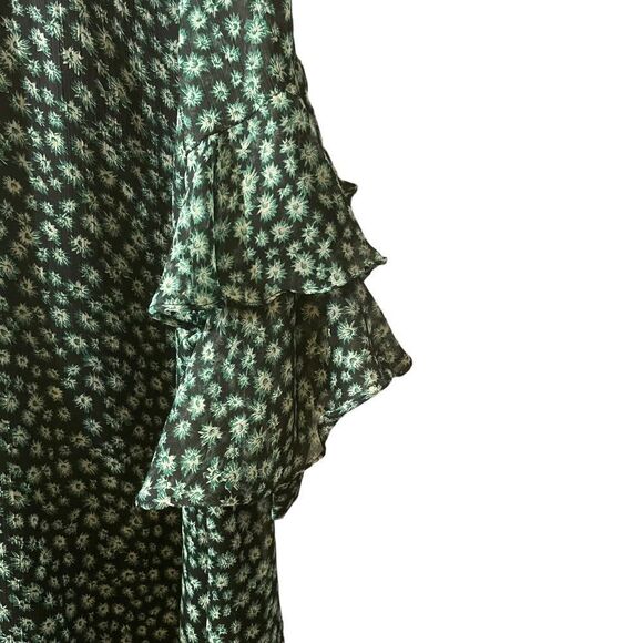 Anthropologie Ranna Gill Fluttered Tunic Tiered Bell Sleeve Shift Mini Dress XS - Picture 7 of 12